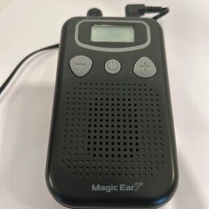 Magic Ear Black and Gray Radio